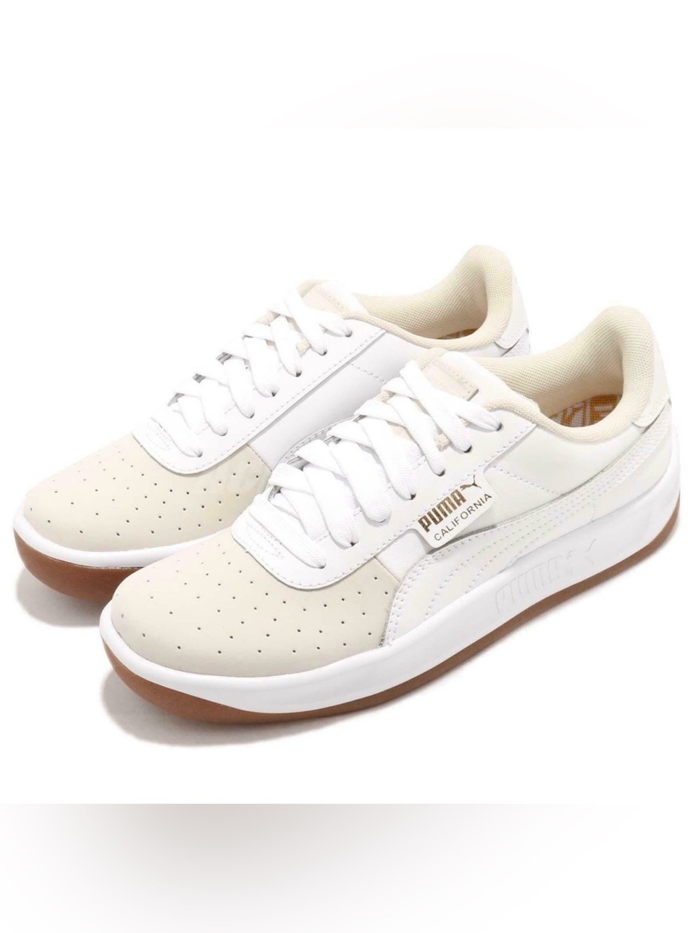PUMA CALIFORNIA EXOTIC TRAINER SPORTS SNEAKER WOMEN SHOES
WHISPER/GOLD
